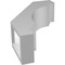 Ekena Millwork 3-in. W x 8-in. D x 12-in. H Pescadero Architectural Grade PVC Knee Brace BRCP03X08X12PEC - alternate 6